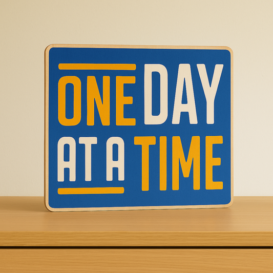 Motivational Wall Art – One Day at a Time